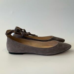 Vince Camuto Bevian Suede Leather Ballet Flats